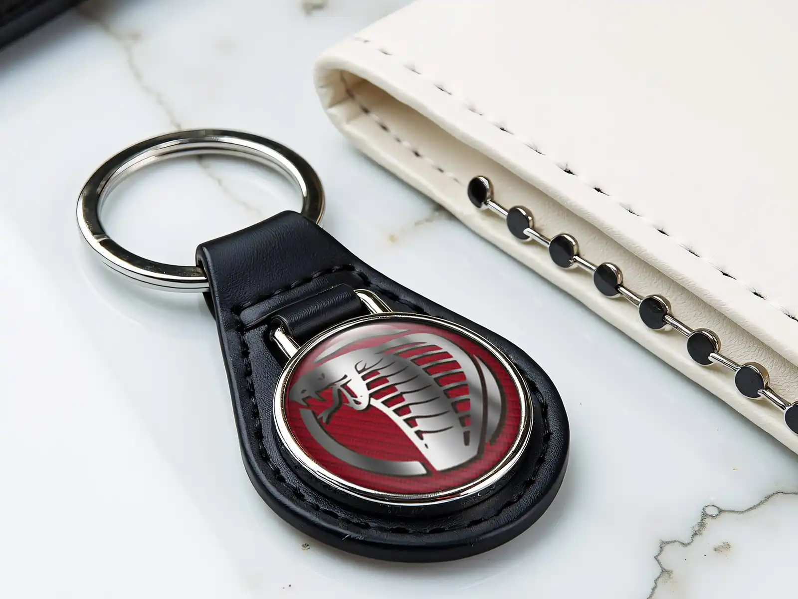 Keyring Leather High-Quality Modern Limited Style